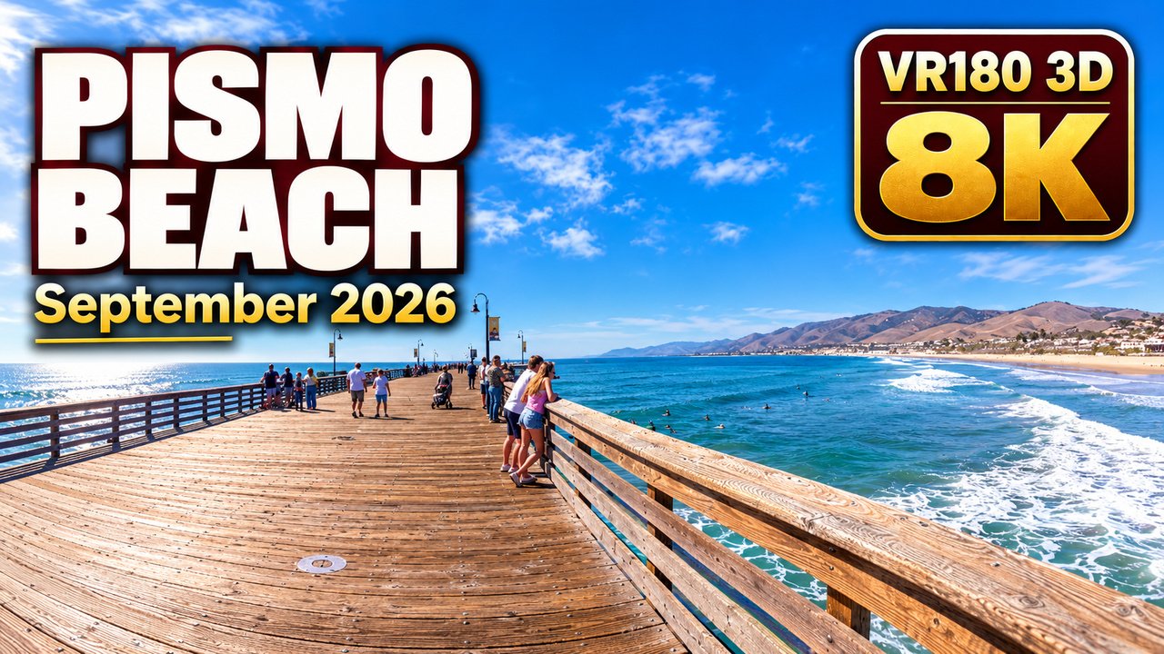 Downtown San Luis Obispo VR180 3D virtual reality photo presentation