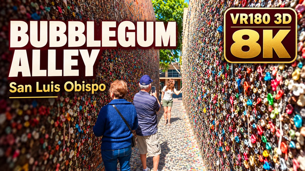 Bubblegum Alley San Luis Obispo VR180 presentation